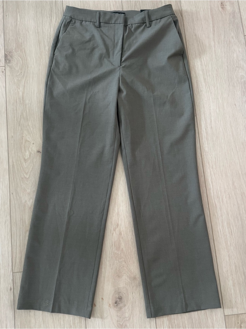 Rachel Zoe women’s size 10 high-rise straight leg gray dress pants new w/ tags